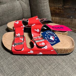 Phillies sandals women's small (5/6) .. NWT